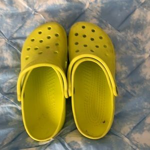 Yellow crocs